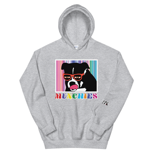 Munchy Hoodie Multi-color Dog Graphic